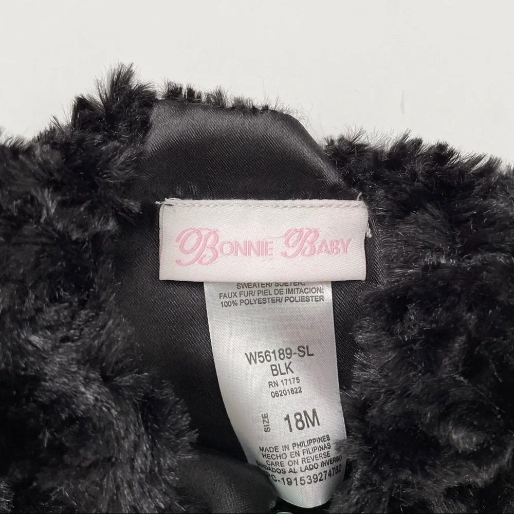 Bonnie Baby Faux Fur Shrug Size 18 M